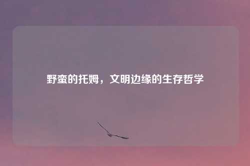 野蛮的托姆，文明边缘的生存哲学